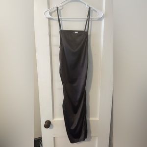 H&M black midi dress